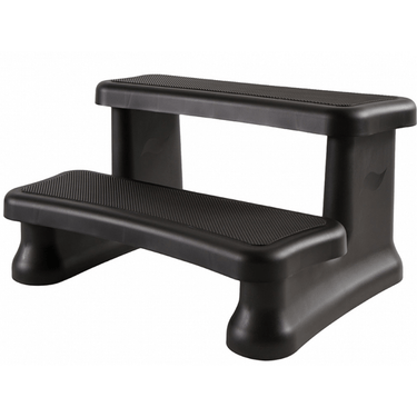 SmartStep Deluxe Spa Step (Black) – Wide, Non‑Slip, Durable